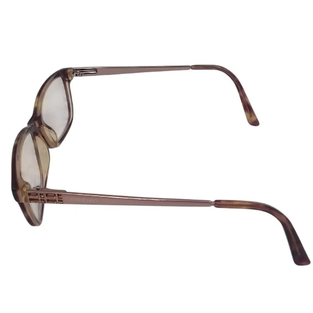 Bebe Tortoise Eyeglasses *Frames ONLY*‎ Rectangular Full Rim Designer Glasses